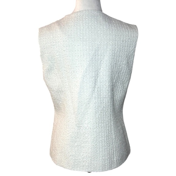 Nanette Lepore White Sleeveless Blouse MSRP $108.00 - Picture 2 of 5